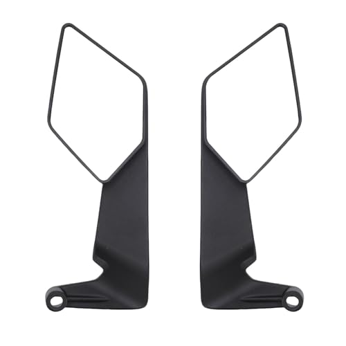 UPALDHOU Espejo Retrovisor, Espejo Retrovisor de Aluminio T6061, Espejos Laterales Giratorios Ajustables, para Motocicleta Z650 Z900 Z1000 Z H2 1000