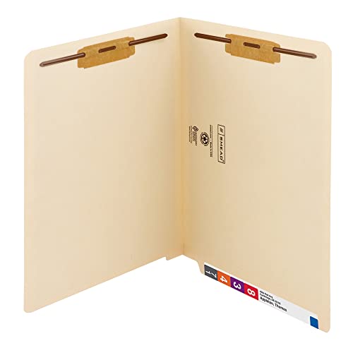 Smead 34215 Heavyweight End Tab Fastener File Folder cover