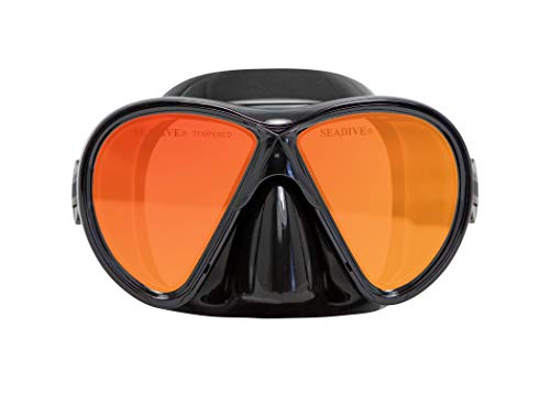 Máscara SeaDive EyeMax-HD RayBlocker para buceo autónomo y gafas de submarinismo con lente HD