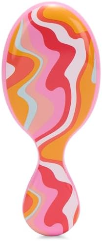 Wet Brush Mini Detangler Hair Brush, Ice Cream (Sun Days), Detangling Travel Hairbrush, Ultra-Soft IntelliFlex Bristles Glide Through Tangles with Ease, Pain-Free, All Hair Types