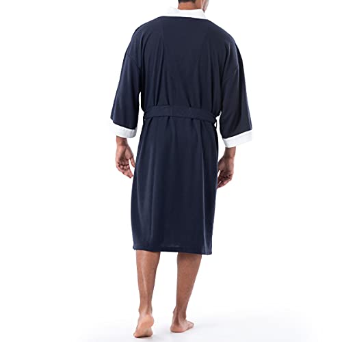 Image of IZOD Men's Waffle Knit Kimono Robe