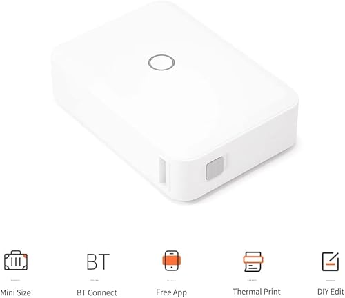 Miniatura 3 de XXXDXDP Label Maker Machine Mini Pocket Thermal Label Printer All in BT Connect DIY Date Journal Study Sticker