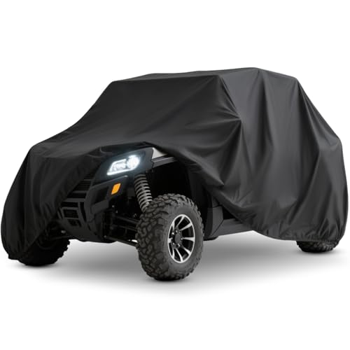 XYZCTEM UTV Cover Lightweight Waterproof Outdoor 2-3 Seater, Compatible with Honda Suzuki Pioneer Accessories, Fit for 114