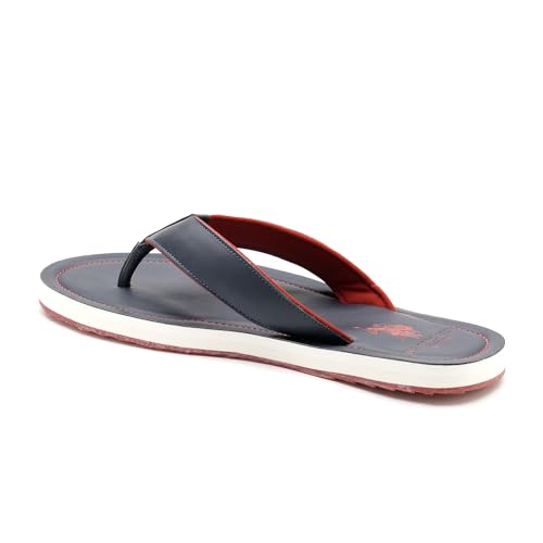 Image of U.S. POLO ASSN. USPA| OVI BLACK| Stylish slider Slippers for Man
