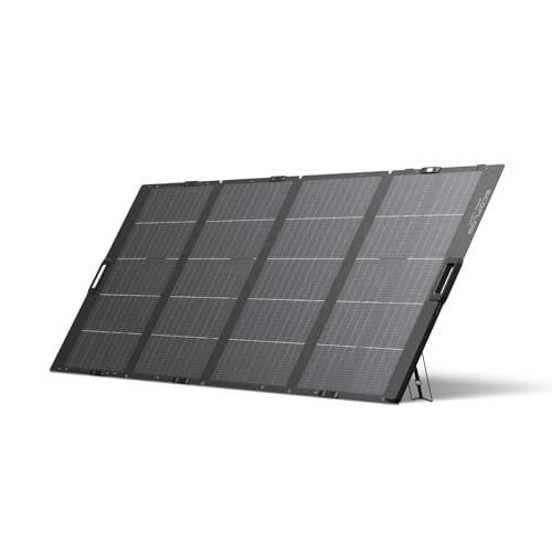 EcoFlow 400W高出力ソーラーチャージャー、高太陽光パネル変換効率 Amazon | EcoFlow 400W 軽量両面ソーラーパネル ソーラーチャージャー