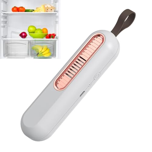 Samuliy Desodorante USB para nevera, limpiador de aire recargable por USB, absorbente de olores para nevera, purificador de aire, desodorante para nevera, armario de coche