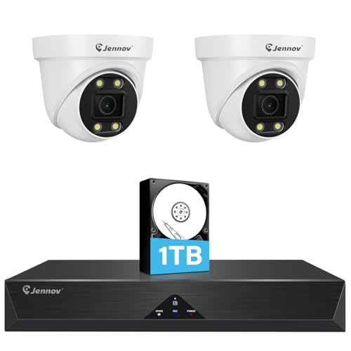 Amazon.co.jp: 【4K対応・130°視野角】JENNOV 防犯カメラ 屋外 有線 2