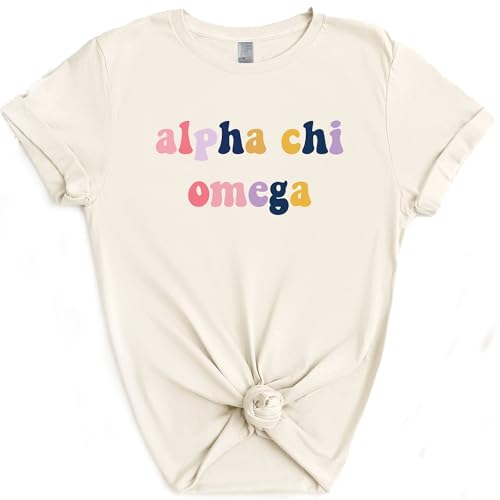 Alpha Chi Omega Tshirt | Alpha Chi Bright and Vibrant Sorority Shirt