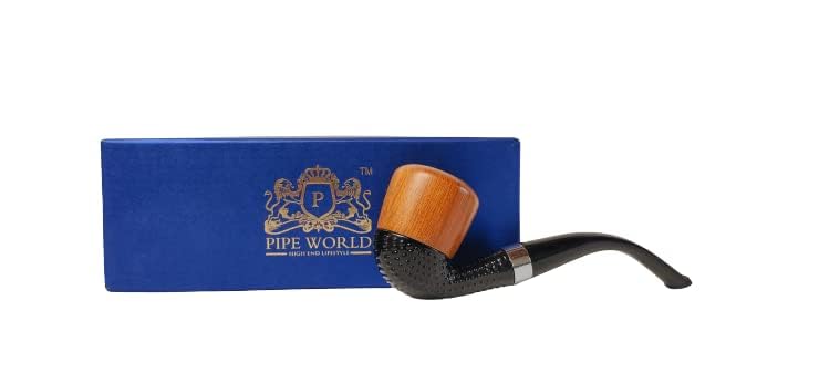 PIPE WORLD Acrylic Durable Smoking Pipe within Filter Cigar Pipe (6 Inch -Model 4)