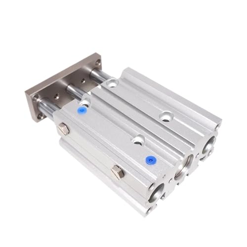 Vérin pneumatique mince trois axes MGPM40 alésage 40 course 100 mm compact - 6