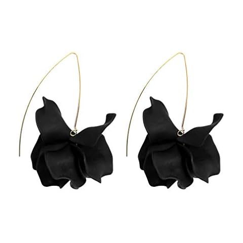 Pendientes YAZILIND de flor colgante largo Cover