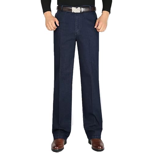 Jett Jeans for Older Men, Men's Classic Straight Fit Stretch Jeans, Stretch Denim for Men