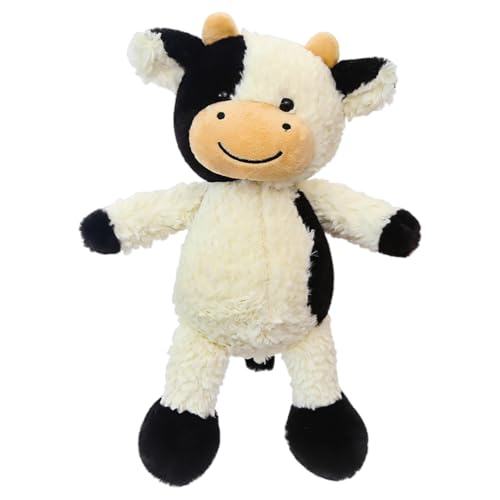 SGZIOO Kuh Kuscheltier, 30cm Plüschtier, Schwarz-Weißes Stofftier Zum Spielen & Kuscheln, Ideal als Niedliches Geburtstagsgeschenk (30CM)