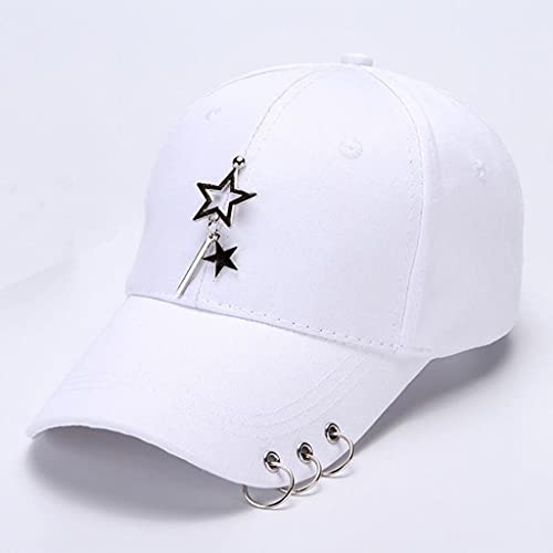Fashion Baseball Cap Punk Hip Hop Baseball Cap Adjustable Men&women Travel Baseball Cap All-match for nic Camp2