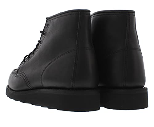 Red Wing Womens 6 Inch Classic Moc Leather Black Boots 8.5 US2