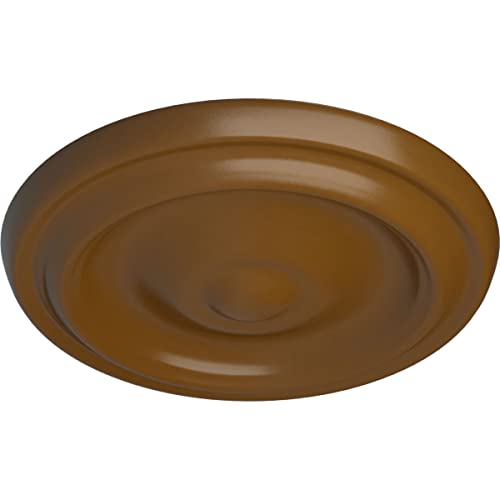 Image of 9 5 /8 inchOD x 1 1 /8 inchP Maria Ceiling Medallion (Fits Canopies up to 1 3 /4 inch), Smokey Topaz