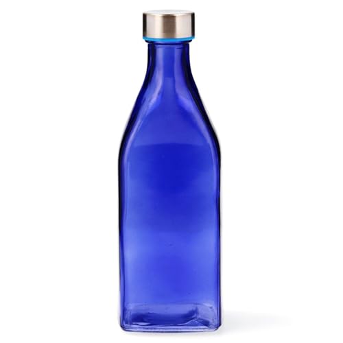 Quid Habitat Botella Mesa Vidrio Con Tapón 1l Sodo Apto Frigorífico No Apto Microondas Reciclable