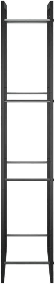 Firewood Rack, Outdoor Heavy Duty Wood Rack for Firewood Indoor Log Holder for Fireplace, Fire Wood Holder Metal Lumber Storage Carrier Firewood Log Rack Stand Stacker, 19.7"x11"x52"