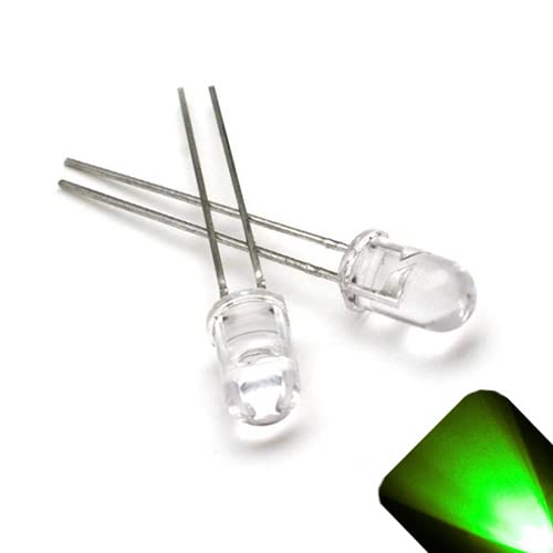 5mm Round Top Pure Green Fading/Breathing LED - Super Bright (Pack of 100)