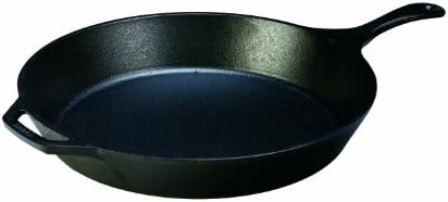 Lodge 15 Inch Cast Iron Pre-Seasoned Skillet – Signature Teardrop...