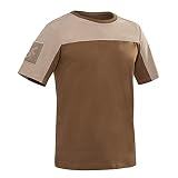 VOTAGOO Tactical Camo T-Shirt for Men Short Sleeve Outdoor Summer Military Shirt Quick-Dry