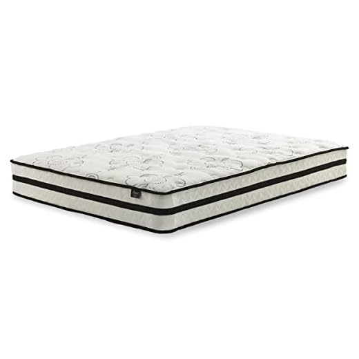 Ashley Chime 10 Inch Medium Firm Hybrid Matress - CertiPUR-US Certified Foam, Twin
