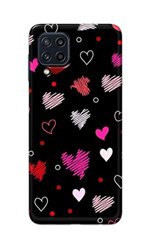 Image of PRINTFIDAA Vibrations of Love Hard Back Cover for Samsung Galaxy M32 (4G) / Samsung F22 (4G) / Samsung M22 (4G) Back Cover -(P6) KAT1009