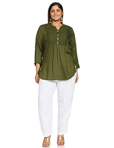 Image of Marks & Spencer Linen Blend Women's Solid High Rise Regular Fit Trouser