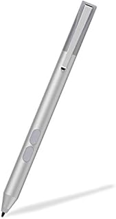 Stylus Active Pen for HP Pavilion x360 11m-ad0 14M-ba0 14-cd0 15-br0; HP Envy x360 15-bp0 15-bq0, x360 15-cn0, X2 12-e0xx,X2 12g0xx ; HP Spectre x360 13-ac0xx 15-blxxx (Silver)