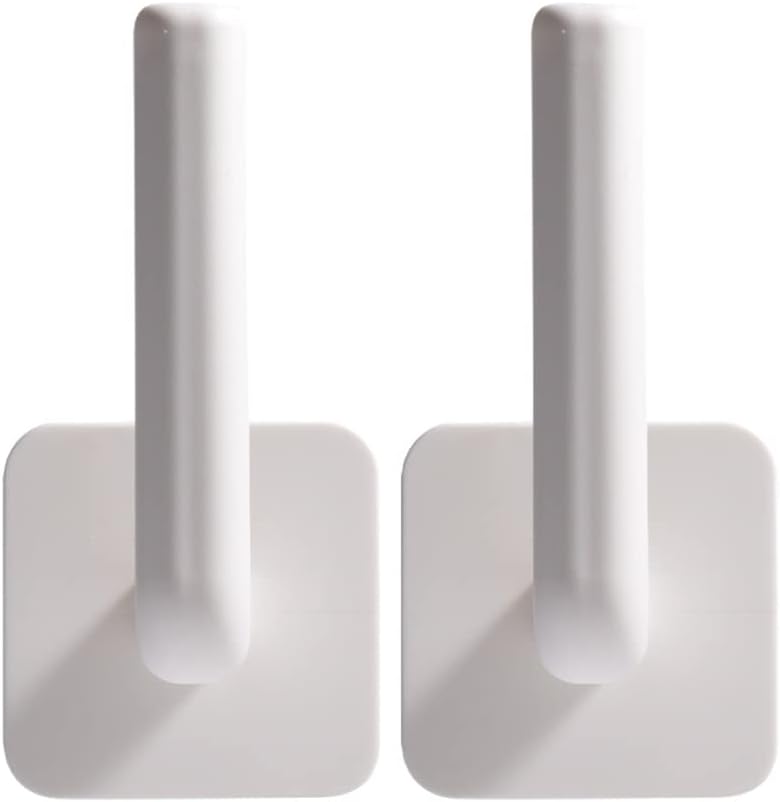 White Hook Sticking Hook, Household Non-Punching and Seamless Pasting Kitchen Multifunctional Storage Hanger