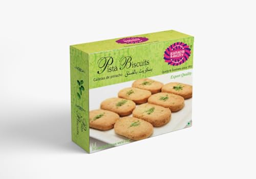 Image of Karachi Bakery Biscuits - Green Pista, 400g