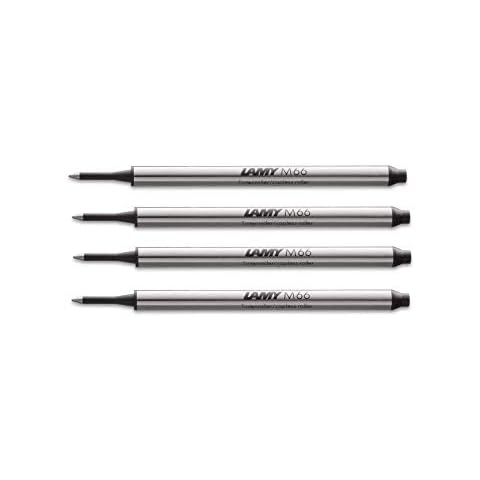 Lamy Rollerball Refill, Medium Black M66 | Pack of 4 Cover