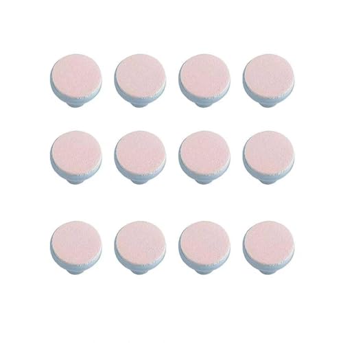 Image of 12 Pieces Baby Nail File Pads Nail Trimmer Replacement Pads Electric Baby Nail Grinding Heads for Standard Electric Kid Nail Trimmer Suits to Newborn Infant Toddler (Pink)