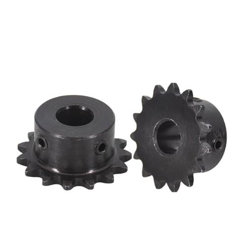Bevel Gear Pinion Hardware Mechanical 1pcs 04C Chain Gear Steel 20T Teeth Industrial Sprocket Wheel with Top Wire Bore 6-18mm(15mm)