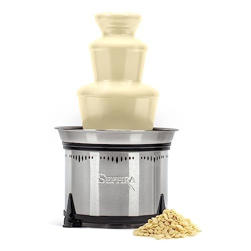 Sephra Belgian Couverture Fountain Ready Chocolate Callets - White 907g