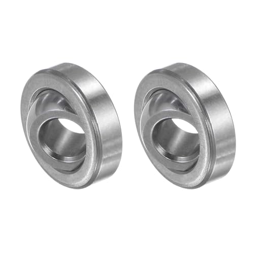Kozelo 2 Stück GE5C Kugelgelenklager - [4,8mm x 14mm x 6mm] Vorgeschmiertes Radial-Kugelgelenklager, Chromstahl