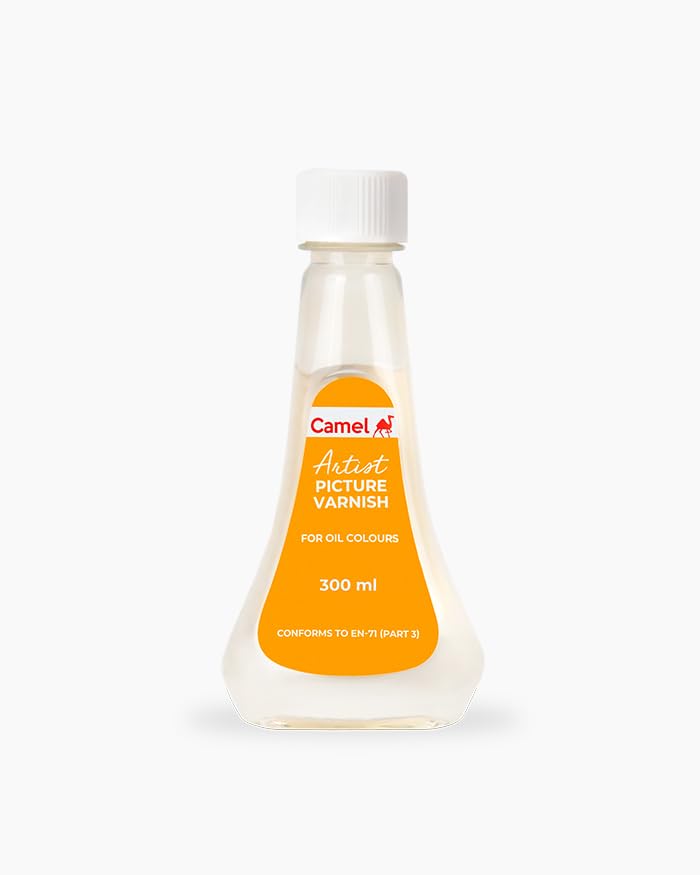 Image of Camel Picture Varnish 300 ml | Protective Final Coat for Oil Paintings | Transparent Gloss Finish | Art Preservation Medium