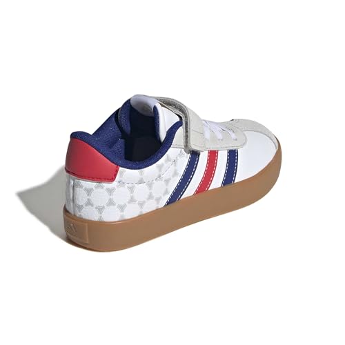 Image of adidas Kids' VL Court 3.0 Elastic Lace & Strap Shoe
