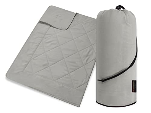 Emily´s Check Leichtsteppbett - Picknickdecke - Sommerdecke - Gästedecke 1585.2302, 135 x 200 cm, grau Cover