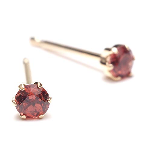 [A.UN jewelry] �Z�J���h�s�A�X18�� �K�[�l�b�g 3mm �����ςȂ� �����A�����M�[ �ӕʍ� 1�� �a���� ���f�B�[�X�y�V���R���L���b�`�t���z