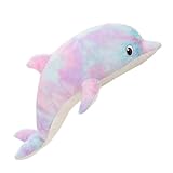 [Conception du produit] : ce jouet en peluche en forme de dauphin présente un design de dauphin cool et une palette de couleurs arc-en-ciel, ce qui permet aux enfants d'explorer les couleurs tout en jouant, d'en apprendre davantage sur les animaux et de favoriser les émotions entre les enfants et les animaux.