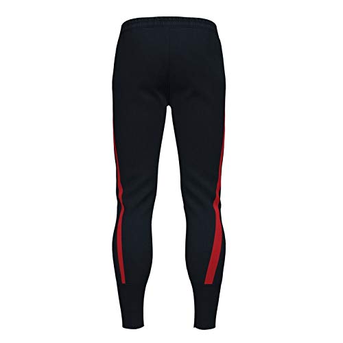 Joma 102233.106.S Pantaloni Lunghi Sportivi, Advance, Nero Rosso - 2