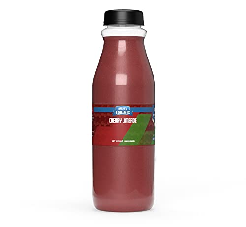 Ralph's SodamixRalph's Pure Cane Sugar Cherry Limeade Sparkling Water Flavoring Syrup | 2 Pack | 16oz (Pint) Bottle | Sodamix