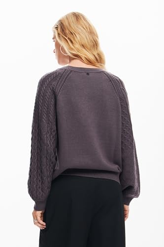 Image of Desigual Women's Textured Sleeve Sweater