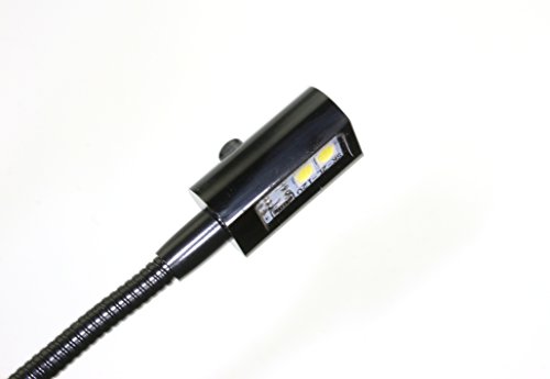 Lámpara LED Mini Gooseneck con Interruptor 240mm Blanco Frío miniatura 3