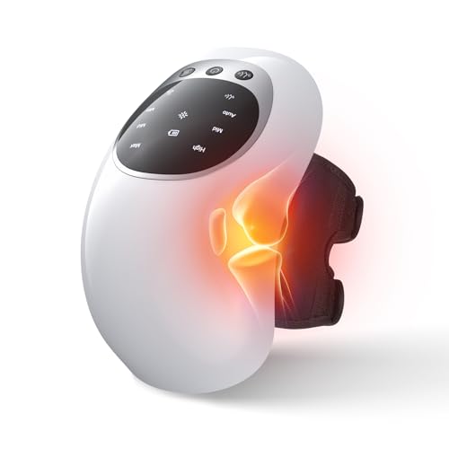 Masajeador de rodilla inalámbrico Binzls para artritis, tratamiento de lesiones musculares, hinchazón y rigidez articular miniatura 1