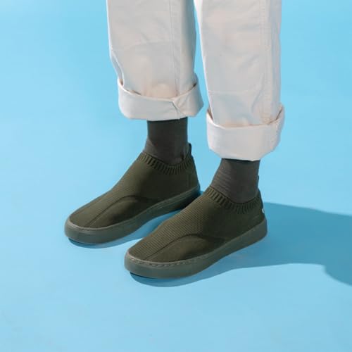 Image of YOHO Men's Freestep Spacious And Casual Slip On Shoes | Comfortable For Long Hours Of Walking | Outperforms Memory Foam | Arch Support Insole