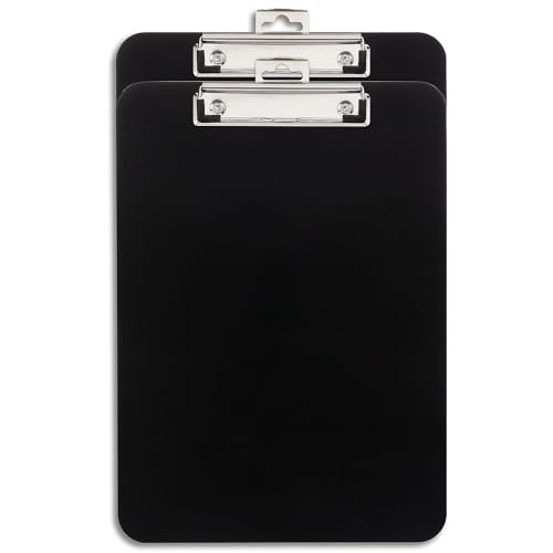 Staples Clipboards, Black, 2/Pack, 9