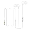 WMSZMSM Headphones with Extra Long Cord Extra Earbuds for PC TV Ear Listening Earbuds Without Microphone Plug in Headphones Ear Buds for Computer with No Mic Earphones White 5FT #2
