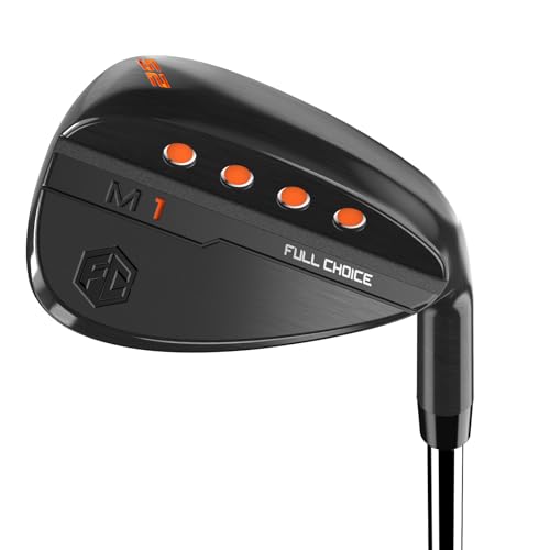 FULL CHOICE Golf Wedges, 52 Degree Golf Sand Wedge, Gap Wedge, Lob Wedge Golf Clubs, Wedges Golf Clubs for Men Women Right Hand, CNC Milled Face for More Spin and Control